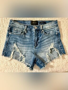 Kendall & Kylie Frayed Distressed Denim Cutoff Shorts 3/26